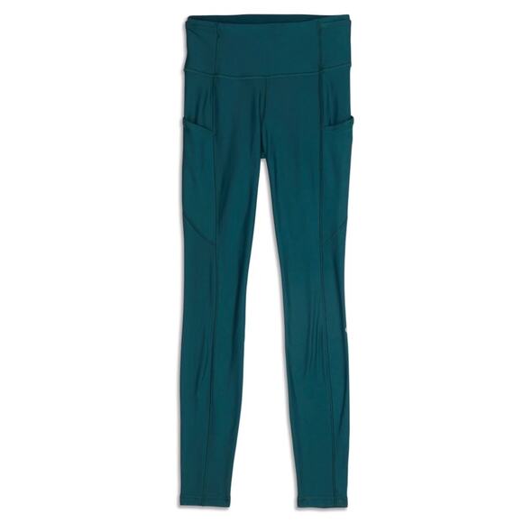 Lulu lemon Pants - Lululemon Fast and Free High-Rise Thermal Tight 25" (5 Pocket) in Green Jasper